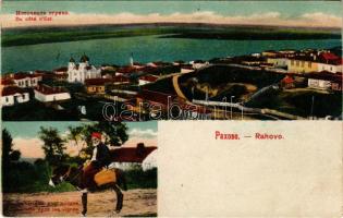 Oryahovo, Rahovo, Rachowo; Du coté d'est, Promenade dans les vignes / general view, Bulgarian f...