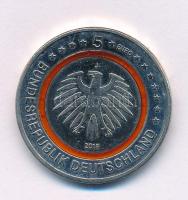 Német Szövetségi Köztársaság 2018. 5E Cu-Ni-műanyag "Szubtrópusi égöv" kapszulában T:UNC Germany 2018. 5 Euros Cu-Ni-Plastic "Subtropical Zone" in capsule C:UNC Krause KM#370