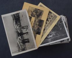 200 db MODERN kisalakú magyar város képeslap (Képzőművészeti Alap, 1950-es évek) / 200 modern small sized Hungarian town postcards