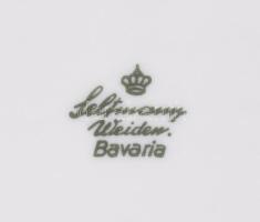 Bavaria aranyozott vajkínáló, jelzett, minimális kopással, 17x13 cm