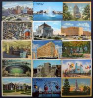 271 db MODERN külföldi város képeslap: USA, Kanada / 271 modern foreign town postcards: USA, Canada