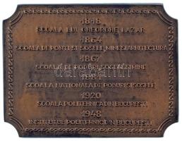 Románia 1968. "Az első bukaresti román nyelvű mérnöki tanfolyam 150. évfordulója" kétoldal...