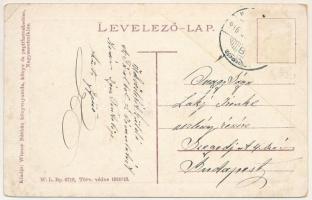 1916 Nagyszentmiklós, Sannicolau Mare; Fő utca. W.L.Bp. 6713. Wiener Náthán kiadása / main street (E...