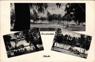 Tiszakécske, Ókécske; Strandrészletek. Hangya kiadása (EB)