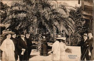1910 Abbazia, Opatija; Palmen. G. Abuealil / palm trees (Rb)