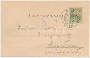 1905 Nagyalmás, Almasu Mare; Erdélyi római katolikus ösztöndíjalap uradalom kastélya, kápolna oltár ...