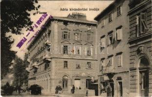 1910 Fiume, Rijeka; Adria kivándorlási irodája. Leopold Rosenthal / emigration office (fa)