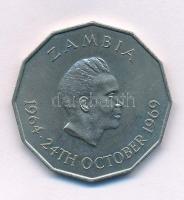 Zambia 1969. 50n Cu-Ni "FAO" T:AU Zambia 1969. 50 Ngwee Cu-Ni "FAO" C:AU Krause KM#14