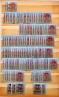 Inflációs bélyegek sok példányban, főként postatisztán, 10 lapos közepes berakóban