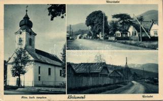 Kőrösmező with catholic church (EK)