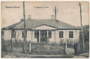 Mócs, Mociu; M. kir. posta. Adler fényirda (Szászváros) 1910. A fogyasztási szövetkezet kiadása / post office (r)