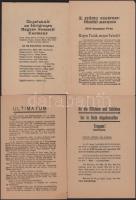 1944-45 Budapest ostromakor ledobott 17 db klf röplap későbbi facsimile kiadása