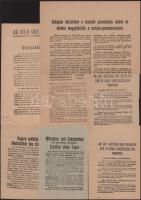 1944-45 Budapest ostromakor ledobott 17 db klf röplap későbbi facsimile kiadása