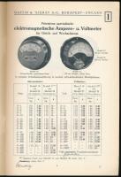 1924 Elektrische Messinstrumente, Martin &amp; 'Sigray A. G. Fabrik für elektrische Messins...
