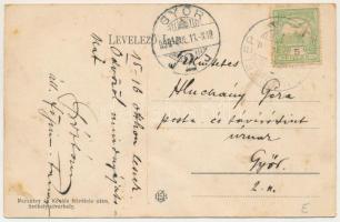 1909 Varságtelep, Székelyvarság, Varsag; látkép, fűrésztelep, fatelep. Ferentzy és Kováts felvétele ...