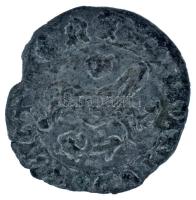 1452-1453. Denár Ag "Hunyadi János" (0,49g) T:F kitörés Hungary 1452-1453. Denar Ag "John Hunyadi"(0,49g) C:F crack Huszár: 618., Unger I.: 485.i var