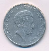 Német Államok / Szászország 1833G Konvenciós Tallér (1/10M) Ag "I. Antal" (27,17g) T:F ph,...