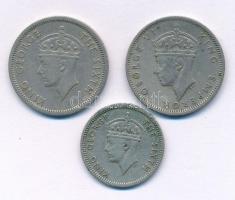 Dél-Rodézia 1947-1948. 3p-6p "VI. György" (3xklf) T:VF,F
Southern Rhodesia 1947-1948. 3 P...