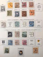 1874-1960 Magyar gyűjtemény maradvány előnyomott KABE albumban
