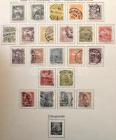 1874-1960 Magyar gyűjtemény maradvány előnyomott KABE albumban