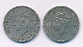 Dél-Rodézia 1947-1949. 1Sh "VI. György" (2xklf) T:XF,VF
Southern Rhodesia 1947-1949. 1 Sh...