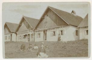 1903 Szomolnok, Schmölnitz, Smolník; utcakép, házak / street view, houses. photo (EM)