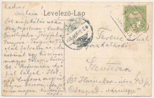 1910 Nagybodófalva, Bodófalva, Bodo; Bega híd környéke / Bega riverside, bridge (EB)