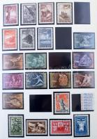 1915-1980 Magyar gyűjtemény 2 db gyűrűs Leuchtturm albumban, saját készítésű, filázott albumlapokon