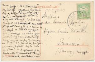 1912 Vízakna, Salzburg, Ocna Sibiului; Az elesett honvédek síremléke Koreh Ferenc 48-as honvéd képév...