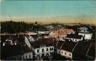 1911 Rozsnyó, Roznava; Rákóczi tér, zsinagóga. Sajóvidéke kiadása / synagogue, view (EK)