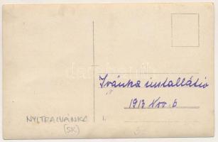 1913 Nyitraivánka, Nyitra-Ivánka, Ivanka pri Nitre; ünnepség, férfiak díszmagyarban / ceremony, men ...