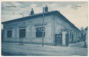 1919 Nagymihály, Michalovce; Kórház, Nemocnice, kiadja ifj. Grünfeld Mór / hospital (EK)