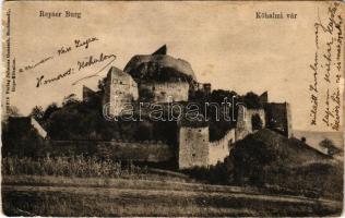 1907 Kőhalom, Reps, Cohalm, Rupea; vár. Johanna Gunesch kiadása / Repser Burg / castle (fa)