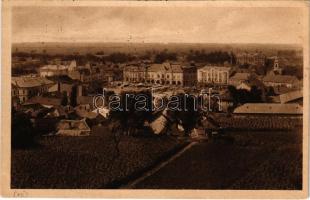 1938 Léva, Levice; látkép / general view + "1938 Léva visszatért" So. Stpl. (EK)