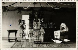 1939 Hegybánya, Pjerg, Piarg, Siegelsberg, Stiavnické Bane (Selmecbánya); Dr Inke Béla miniszter zárda kántor lakásának szülőszobája / birthplace of Béla Inke. photo