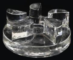 Brutalista stílusú mécsestartó, d: 15 cm