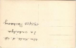 1927-1928 Párkány, Parkan, Stúrovo; római katolikus elemi iskola első osztálya, csoportkép / first c...