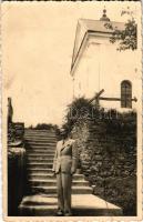 Alsótőkés, Unter-Beckseifen, Nizny Klátov, Nizny Tejkes; templom lépcső / church steps. photo (EB)