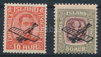 Izland 1928 Mi 122-123 (Mi EUR 150,-)