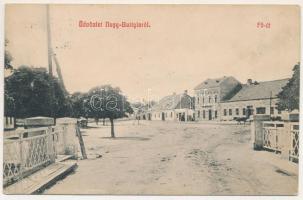 1908 Buttyin, Körösbökény, Bököny, Nagybuttyin, Buteni, Bucin; Fő utca, üzletek / main street, shops (EK)