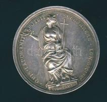 Lotharingia Károly emlékérem Ag T:3+ ph. 36,5g