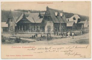 1903 Kommandó, Komandó, Comando, Comandau; Kaszinó. Papp Ferenc kiadása / casino (EK)