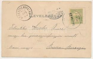 1903 Kommandó, Komandó, Comando, Comandau; Kaszinó. Papp Ferenc kiadása / casino (EK)