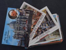 100 db MODERN európai város képeslap / 100 modern European town postcards