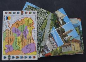 100 db MODERN erdélyi város képeslap / 100 modern Transylvanian town postcards