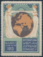 1913 Nemzetközi női suffrage (szüfrazsett) kokngresszus, Budapest levélzáró