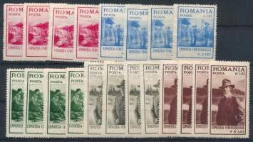 Románia 1931 4 x Mi 413-417 (Mi EUR **240,-)