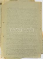 1947-1950 Vesztegetési ügy iratai: jegyzőkönyvek, ügyvédi meghatalmazás, idézés, stb