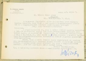 1947-1950 Vesztegetési ügy iratai: jegyzőkönyvek, ügyvédi meghatalmazás, idézés, stb