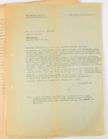 1947-1950 Vesztegetési ügy iratai: jegyzőkönyvek, ügyvédi meghatalmazás, idézés, stb